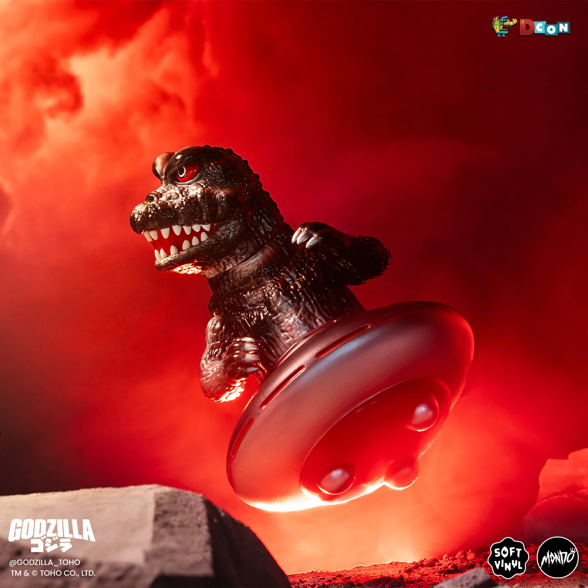 3833-godzilla-ufo-vinyl-designer-figure-by-octeel-xillean-black-variant-10.webp Godzilla UFO - Vinyl Designer Figure by Octeel - Xillean Black Variant