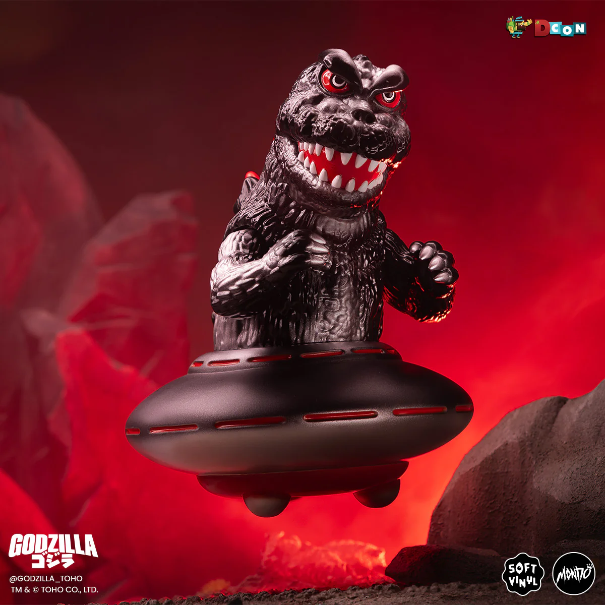 3833-godzilla-ufo-vinyl-designer-figure-by-octeel-xillean-black-variant-4.webp Godzilla UFO - Vinyl Designer Figure by Octeel - Xillean Black Variant