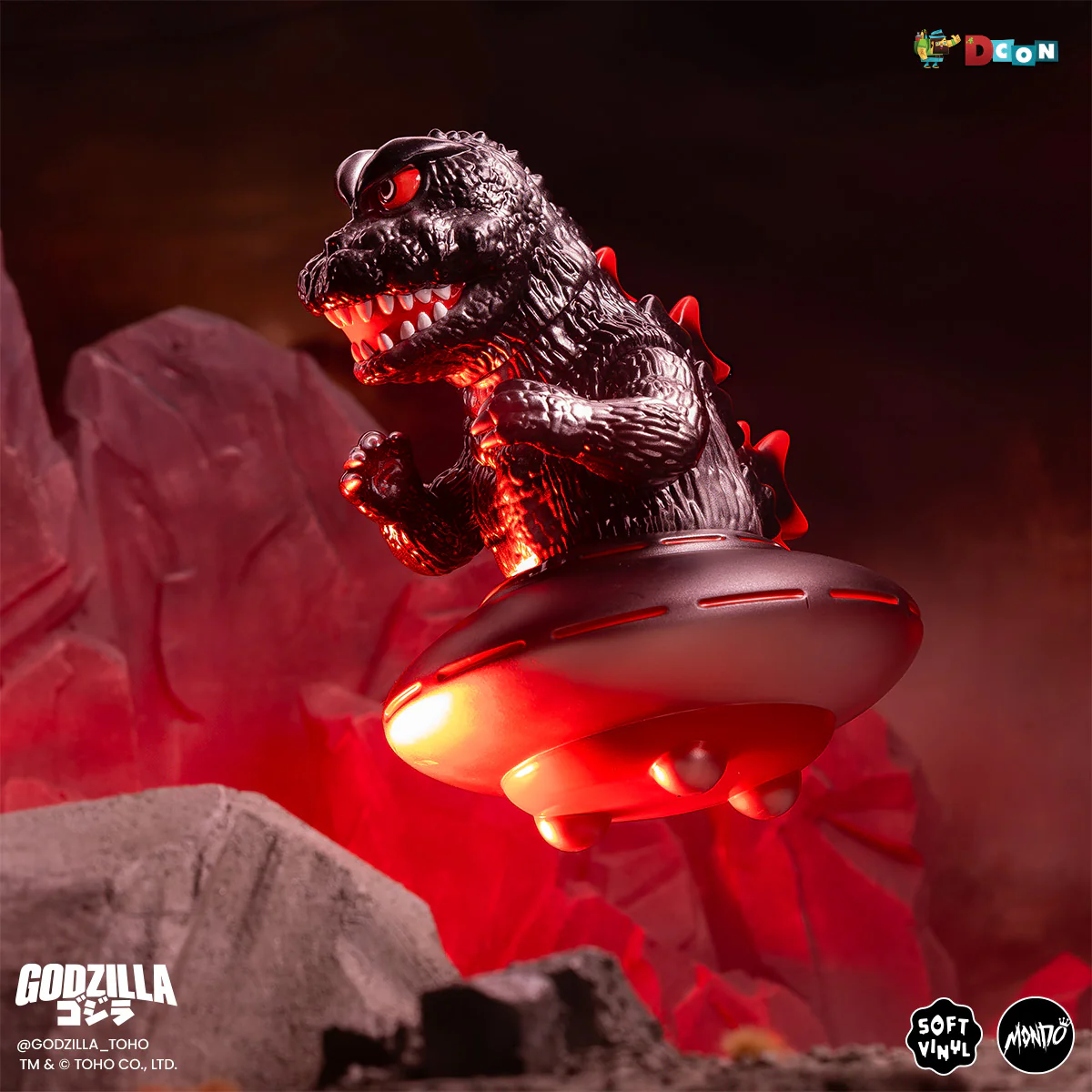 3833-godzilla-ufo-vinyl-designer-figure-by-octeel-xillean-black-variant-7.webp Godzilla UFO - Vinyl Designer Figure by Octeel - Xillean Black Variant