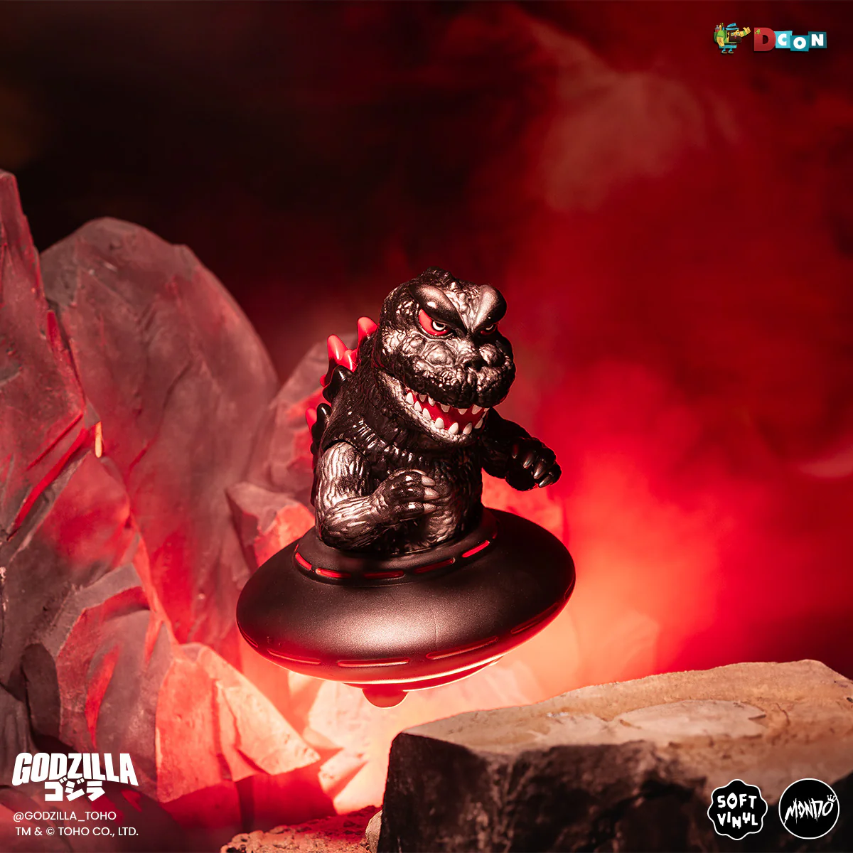 3833-godzilla-ufo-vinyl-designer-figure-by-octeel-xillean-black-variant-9.webp Godzilla UFO - Vinyl Designer Figure by Octeel - Xillean Black Variant
