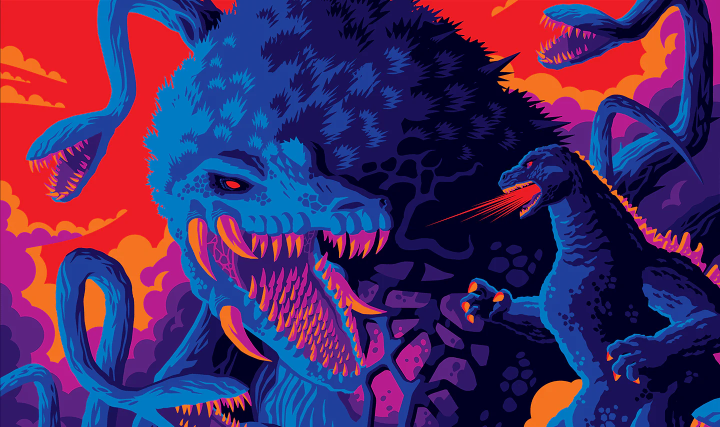 3848-godzilla-vs.-biollante-sofubi-variant-poster-2.webp Godzilla vs. Biollante Sofubi Variant Poster