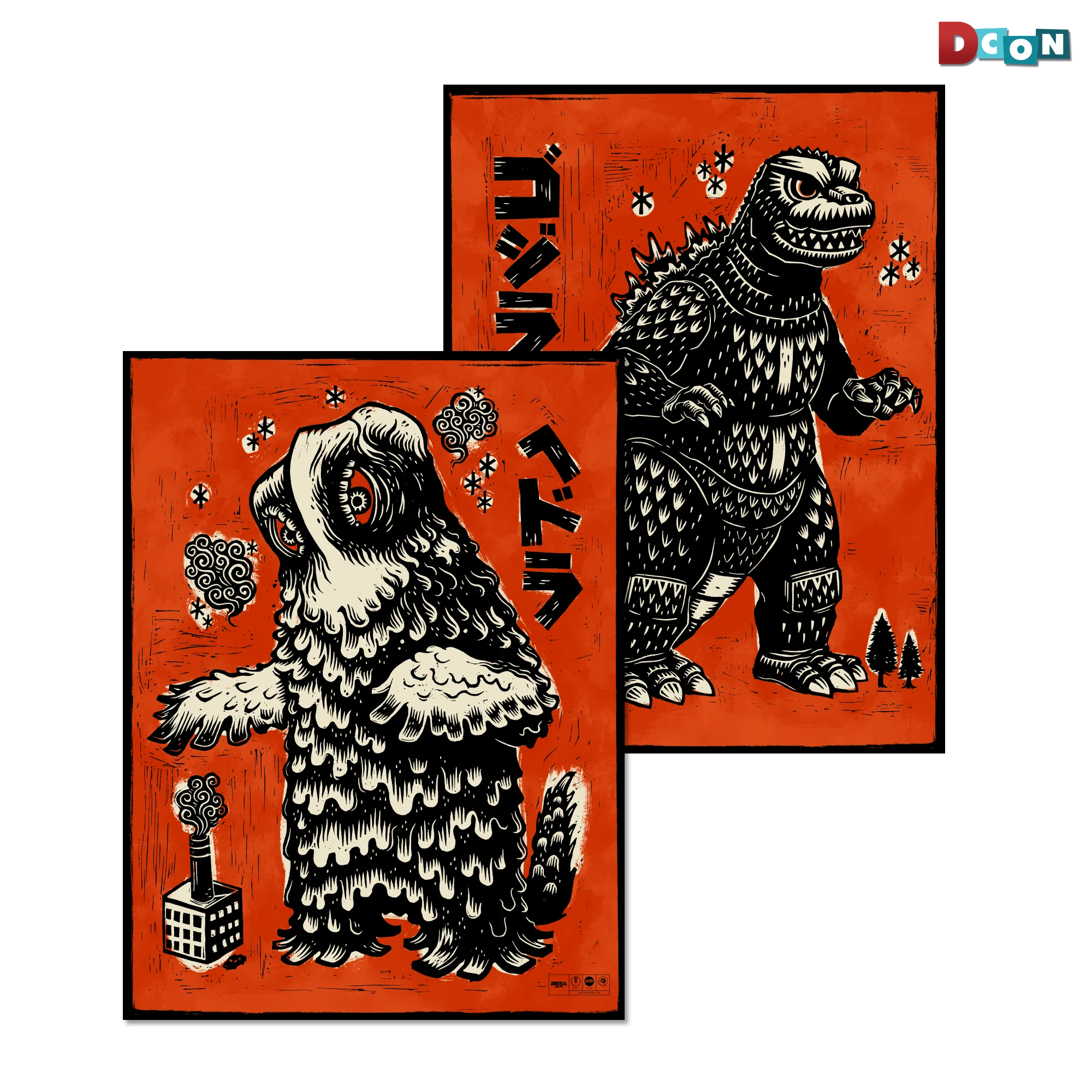 Godzilla vs. Hedorah Print Set