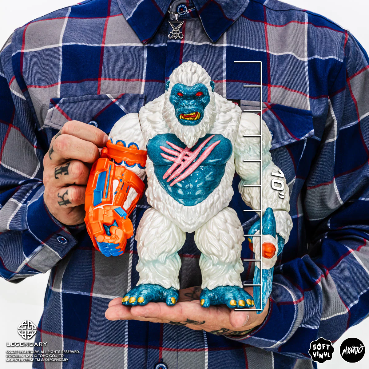Godzilla x Kong: The New Empire - Kong Soft Vinyl - Primal Frost Variant
