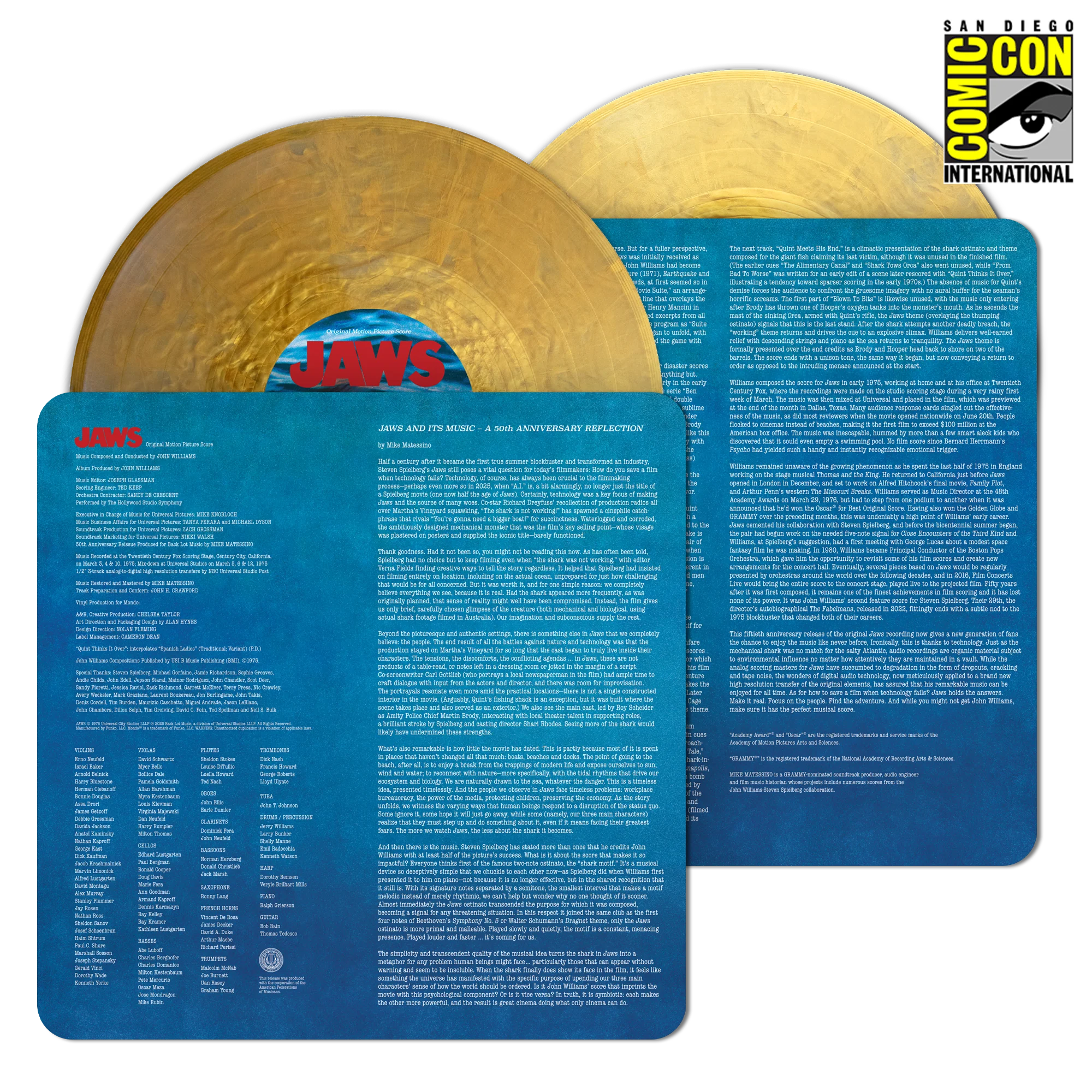 JAWS - 50th Anniversary (Gold SDCC Exclusive Variant)