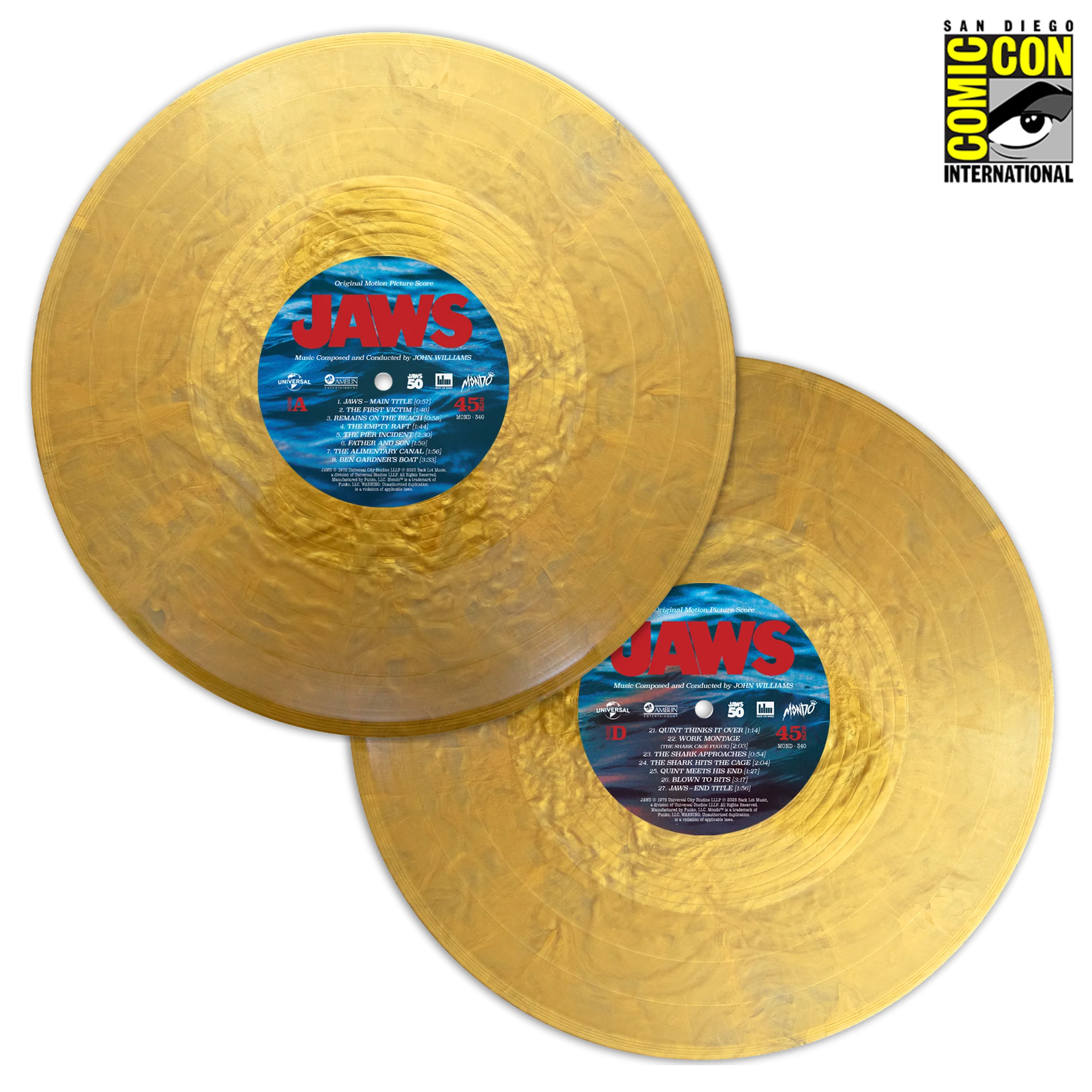 JAWS - 50th Anniversary (Gold SDCC Exclusive Variant)