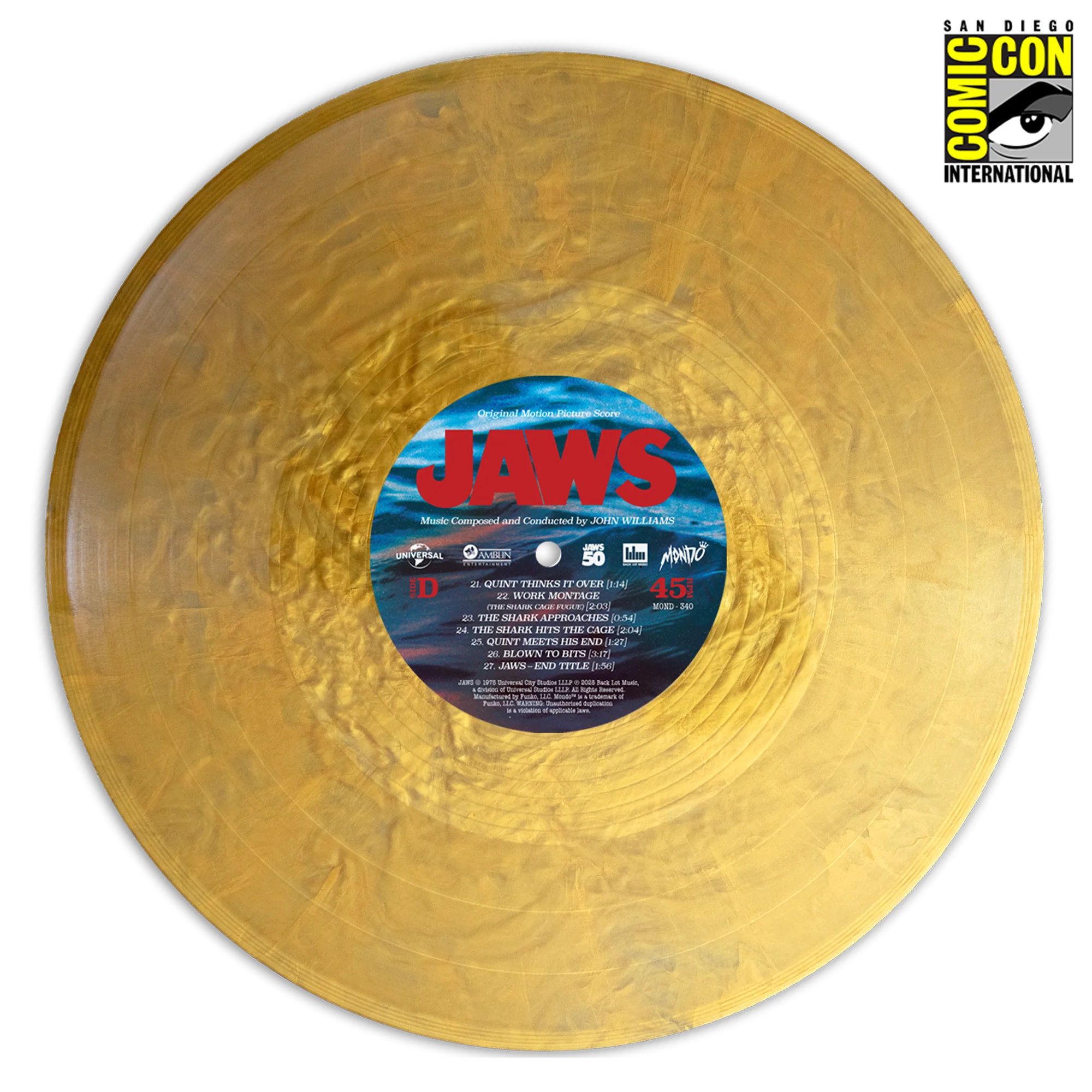 JAWS - 50th Anniversary (Gold SDCC Exclusive Variant)