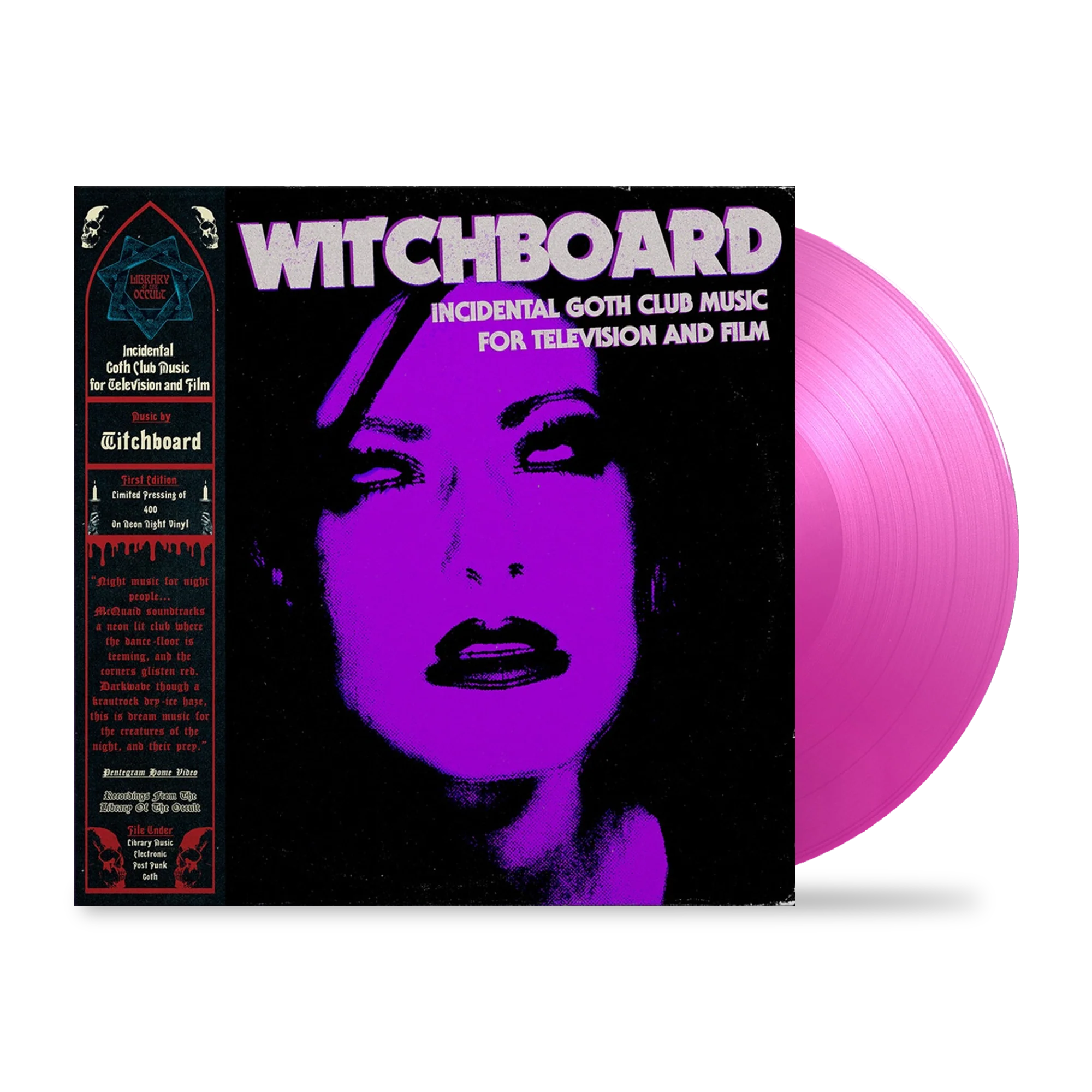 Incidental Goth Club Music for Television and Film LP by Witchboard