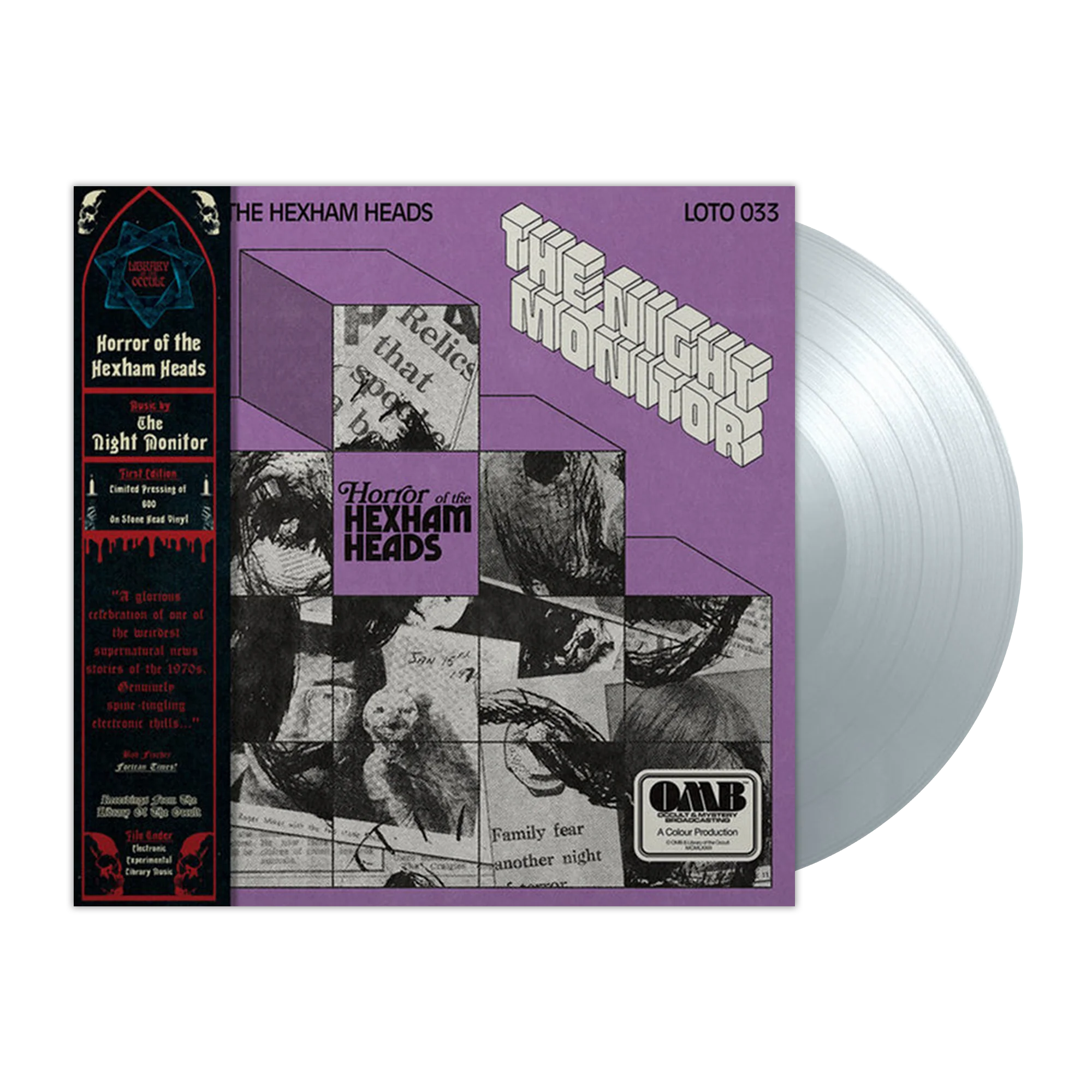 Horror of the Hexham Heads LP by The Night Monitor