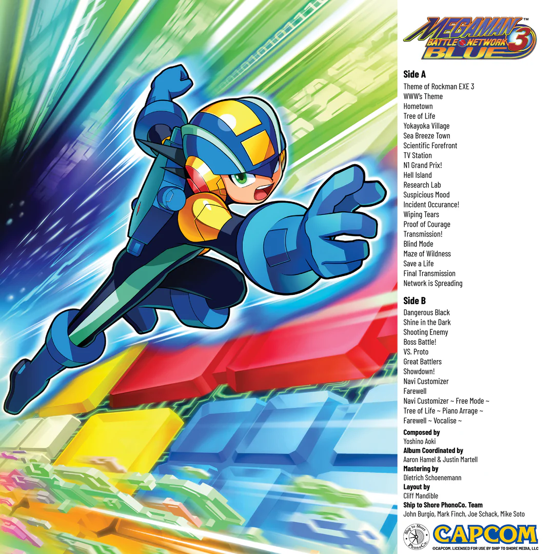 Mega Man Battle Network 3 - Original Video Game Soundtrack LP Mondo Exclusive