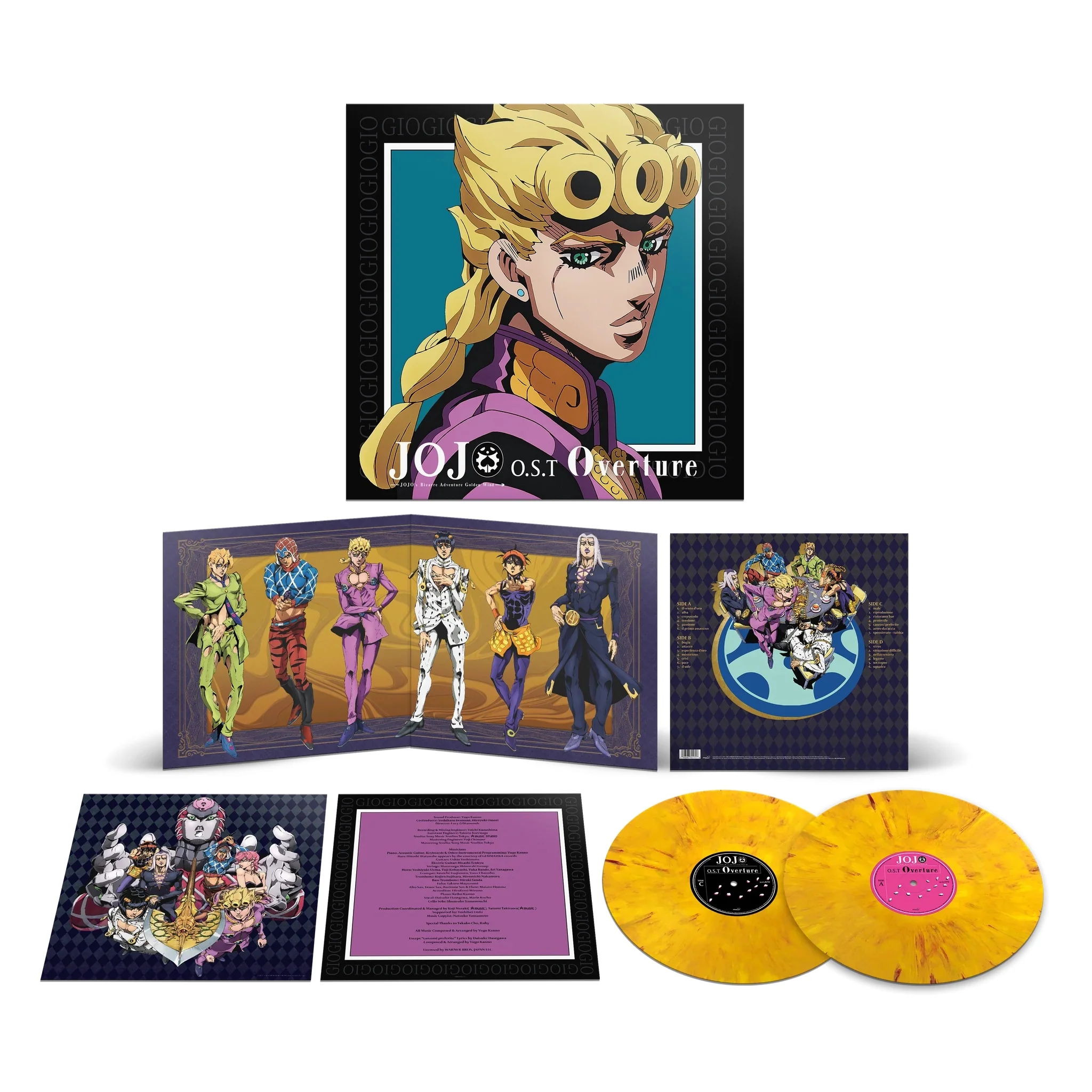 Jojo's Bizarre Adventure: Golden Wind 2XLP