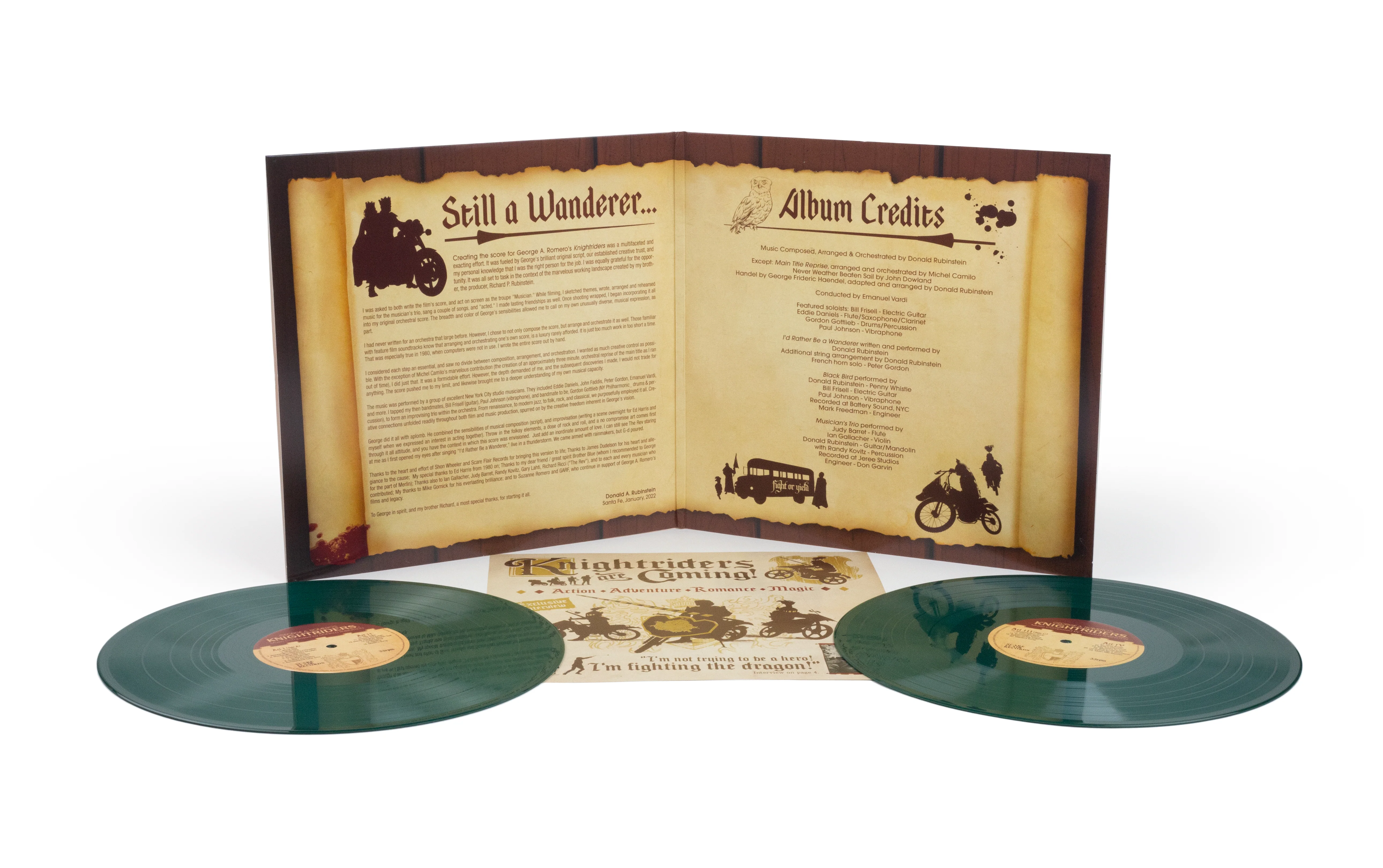 George A. Romero's Knightriders - Original Motion Picture Score 2xLP Mondo Exclusive