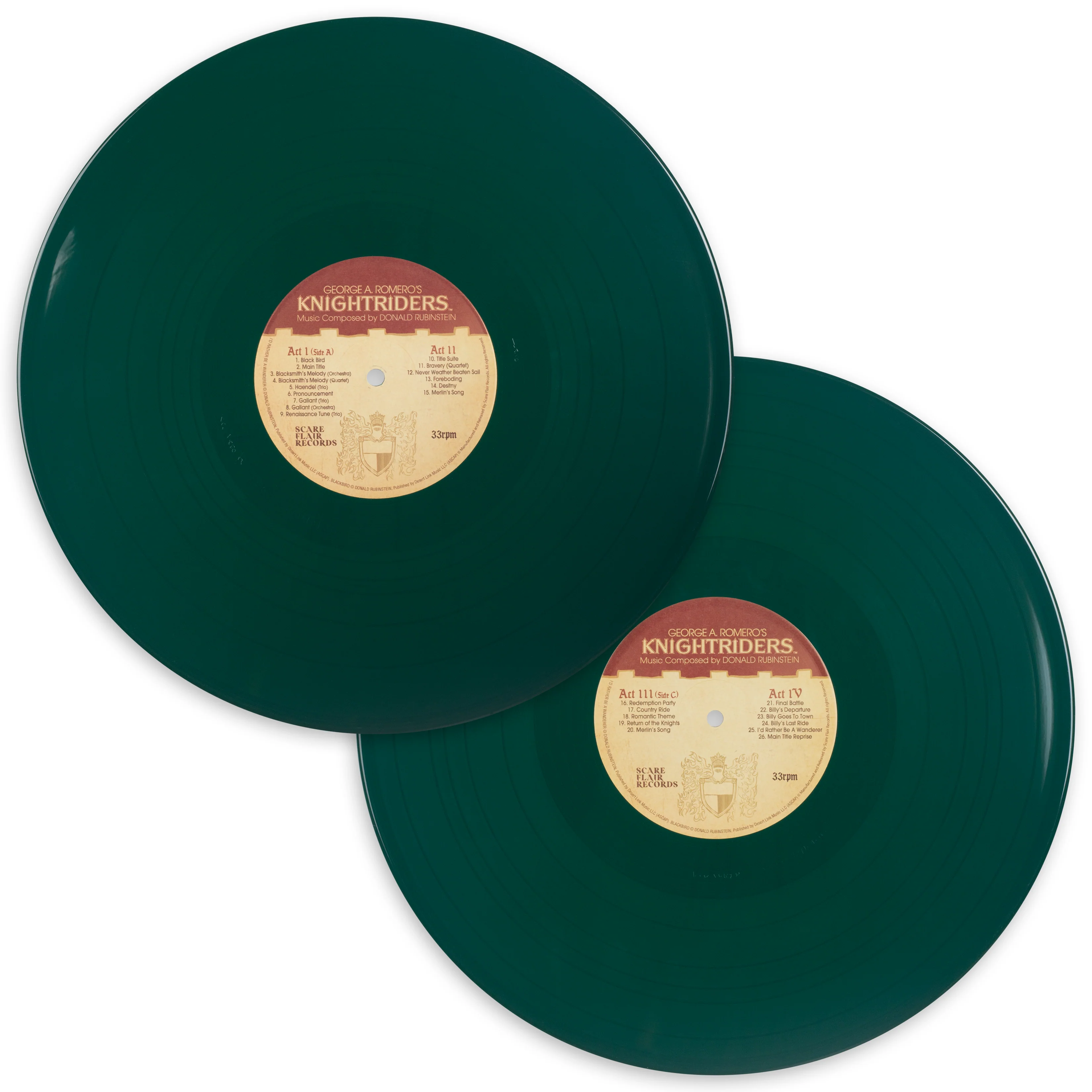 George A. Romero's Knightriders - Original Motion Picture Score 2xLP Mondo Exclusive