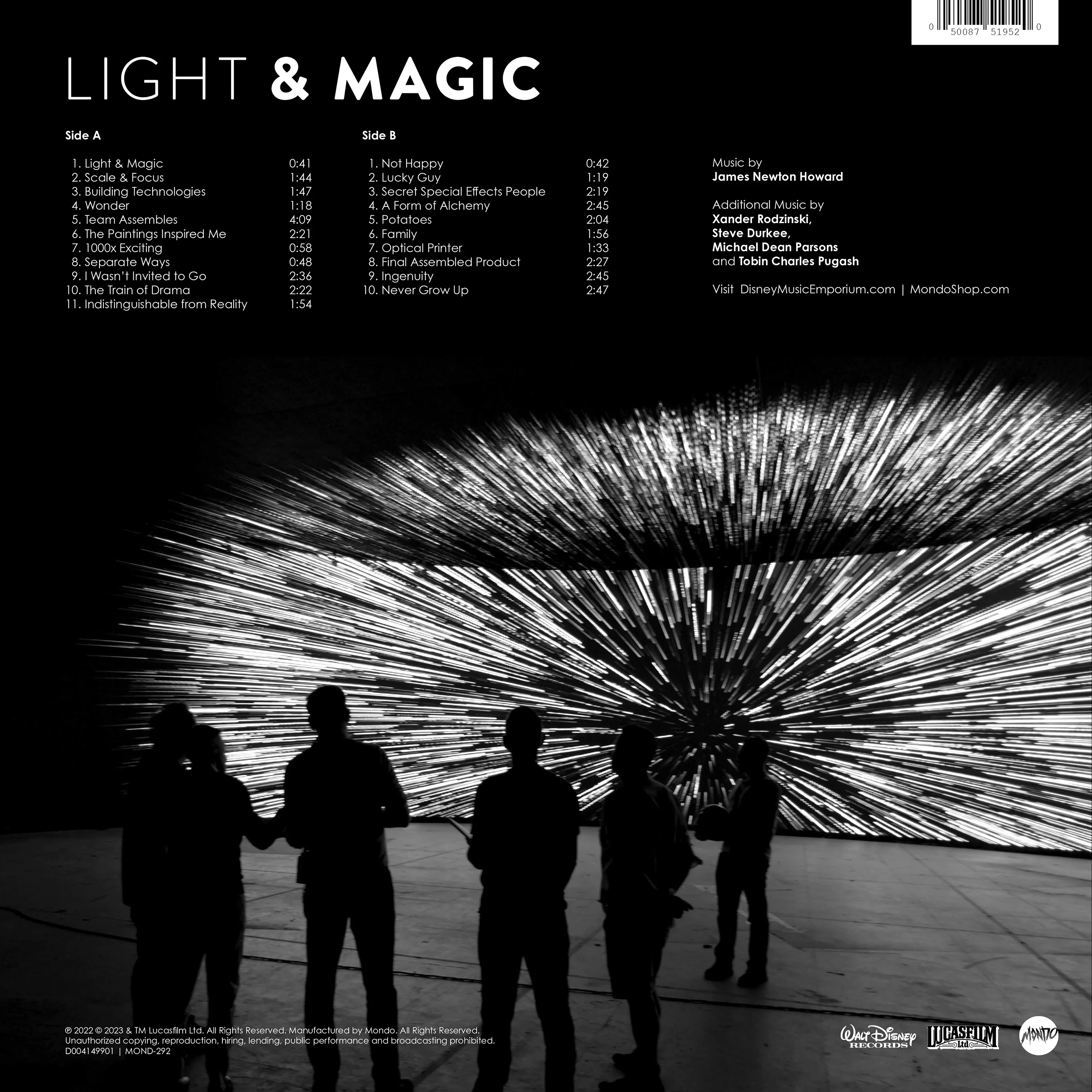 Light & Magic - Original Soundtrack LP