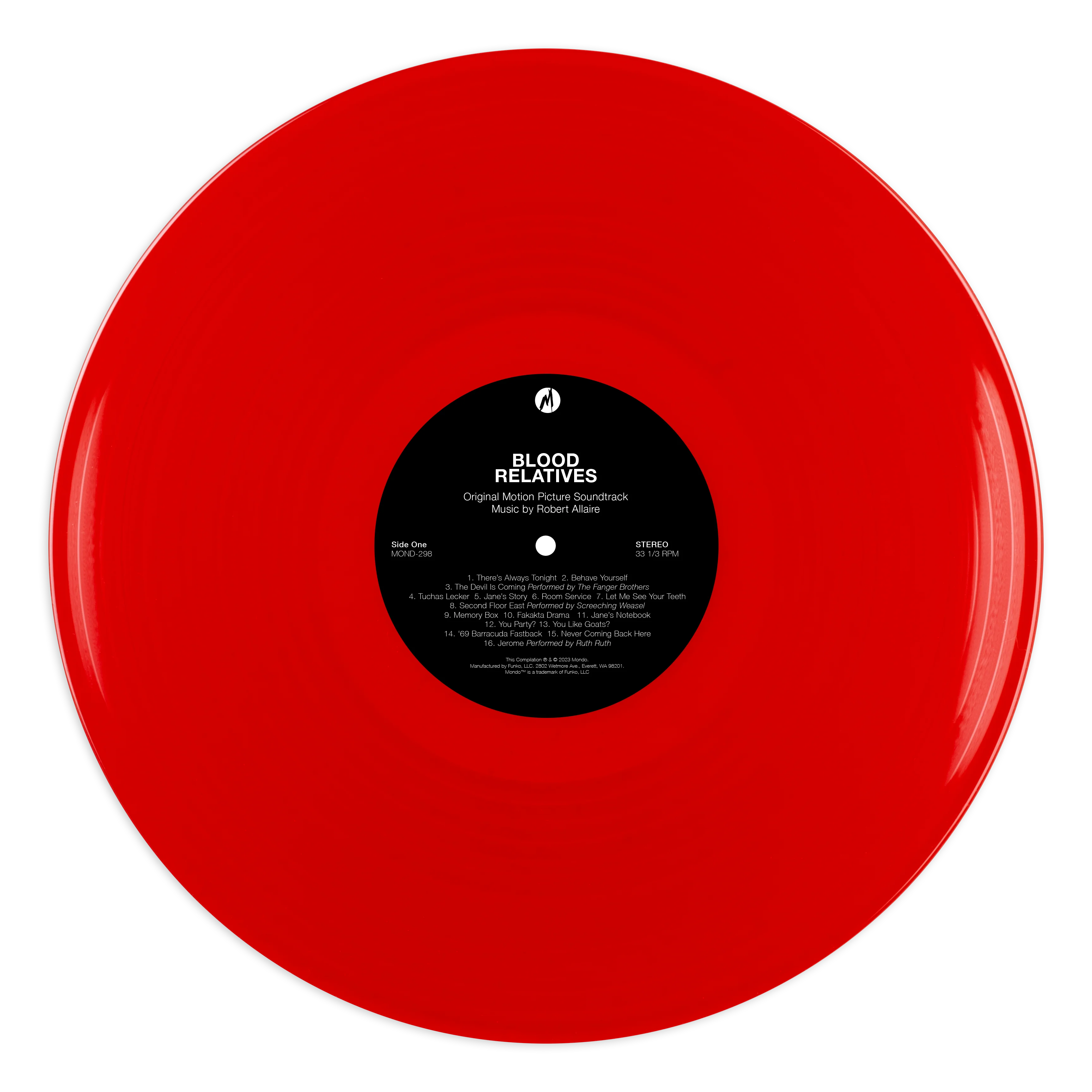 Blood Relatives - Original Motion Picture Soundtrack LP