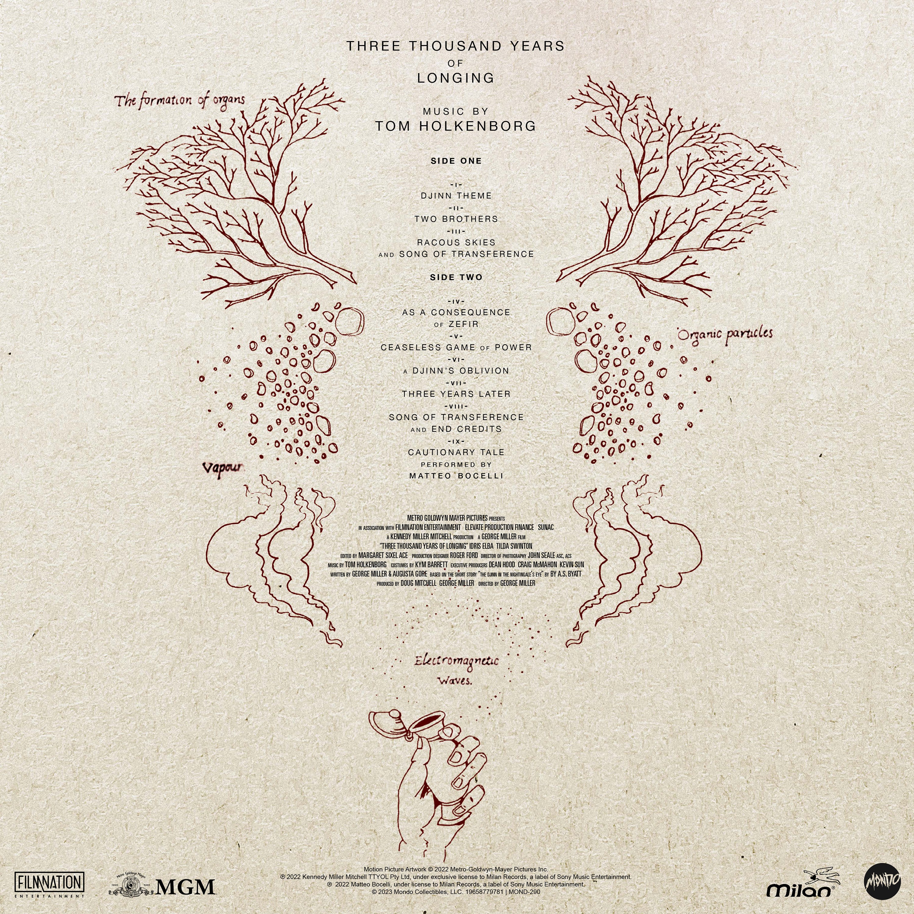 Three Thousand Years of Longing - Original Motion Picture Soundtrack LP