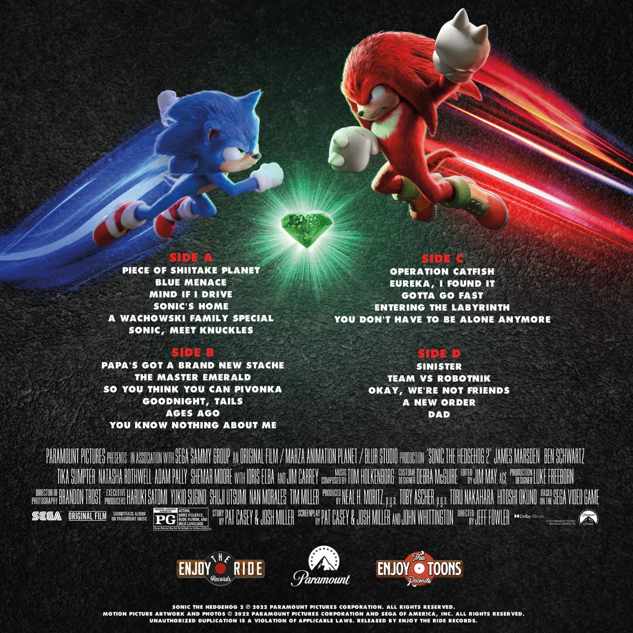 Sonic The Hedgehog 2 - Music From The Motion Picture 2xLP