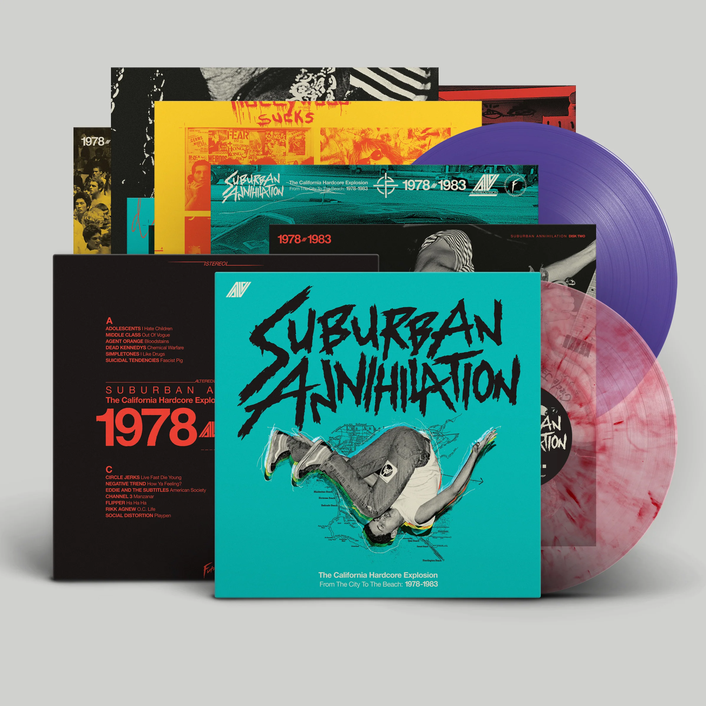 Suburban Annihilation - The California Hardcore Explosion / From The City To The Beach: 1978-1983 - Deluxe 2xLP